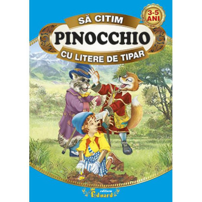 Pinocchio - Sa citim cu litere de tipar foto