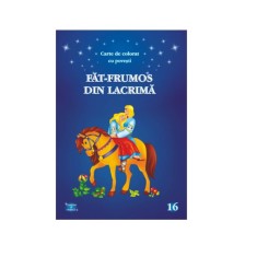 Fat Frumos din Lacrima, Carte de Colorat cu Povesti A4, Eurobookids foto