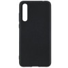 Husa Silicon Huawei P20 Pro, GloMax Perfect Fit, Protectie Soc, Praf, Zgarieturi, Negru