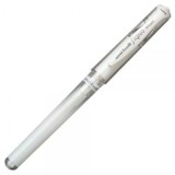Pix cu gel Uni-ball Signo Broad UM-153, 1. 0mm, cu capac, alb metalizat