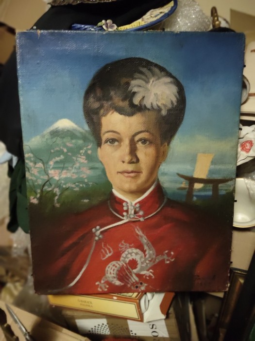 Tablou superb școală maghiara