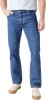 Blugi Barbati Wrangler Authentic Regular, 34W 30L, Bumbac, Croiala Dreapta, Talie Regulara