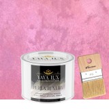 Vopsea Decorativă Perla Luxury Orhidee 0,5L cu fulgi perlați&ndash;Pensulă inclusă-Toro Decor