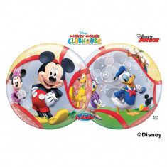 Balon Bubble 22&amp;quot;/56cm Mickey Mouse Club, Qualatex 41067 foto