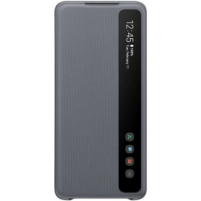 Husa Plastic Samsung Galaxy S20 Plus G985 / Samsung Galaxy S20 Plus 5G G986, Clear View, Gri EF-ZG985CJEGEU foto