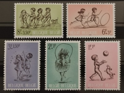 BC236, Belgia 1966, serie jocuri de copii foto