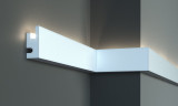 Profil pentru banda LED din polistiren extrudat acoperit cu rasina minerala KD301 - 9x4x115 cm, Elite