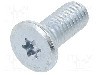Surub M5, o&amp;#355;el, lungime 12mm, cap rotund, pas filet 0.8, BOSSARD - 3060014