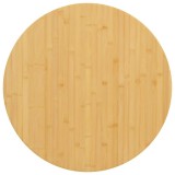 vidaXL Blat de masă, &Oslash;70x2,5 cm, bambus