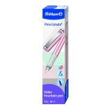 Stilou pina colada, roz metalizat, penita m, cutie carton, Pelikan