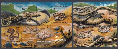 Niger - SERPI - BL + KB - MNH foto