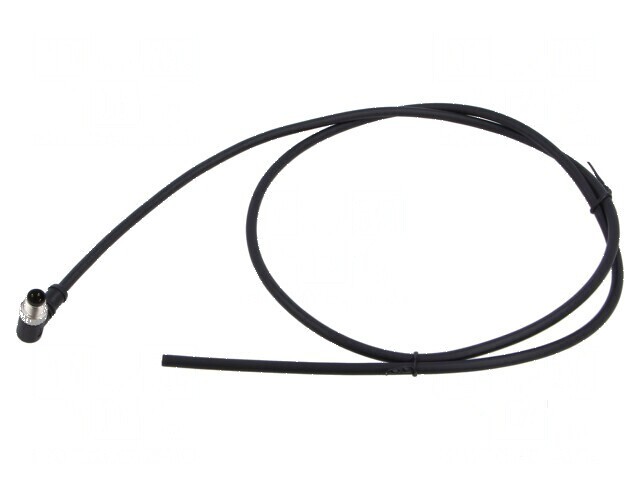 Conector M8 mufă tată unghi 3 pini IP67 -20&divide;80&deg;C