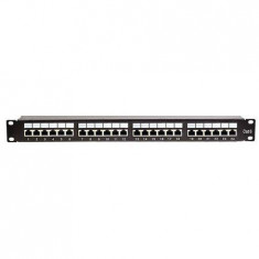 PATCH PANEL 24 PORTURI UTP CAT 5E KRONE+110 Emtex PATCH PANEL 24 PORTURI UTP CAT 5E KRONE+110 foto