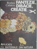Fantezie, dibacie, creatie. Aplicatii cu materiale din natura &ndash; Rodica Calistru