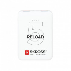 Acumulator extern powerbank Skross Reload, 5000 mAh, alb foto