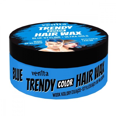 Ceara coloranta pentru par, Trendy Color, albastru 75g foto