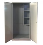Dulap metalic materiale curatenie PREMIUM AC80, 800x400x1800 mm (LxlxH), neasamblat, inchidere 3 puncte, PLUS