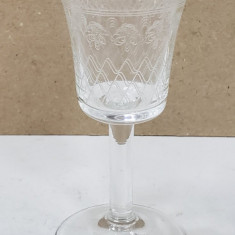 PAHAR PENTRU LICHIOR DIN CRISTAL TIP BACARAT , FRANTA , cca. 1920