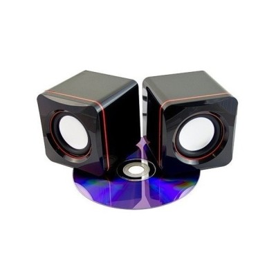 Mini sistem audio stereo pentru Calculator, Laptop, iPod, Mp3, Mp4,Tel. Mobil, Etc. foto