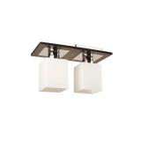 Plafoniera Andra Wenge 2xE27 60W, Erste
