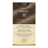 Cumpara ieftin Vopsea de par My Color Elixir, Light Blonde Gold Pearl N8.38, 155 ml, Apivita