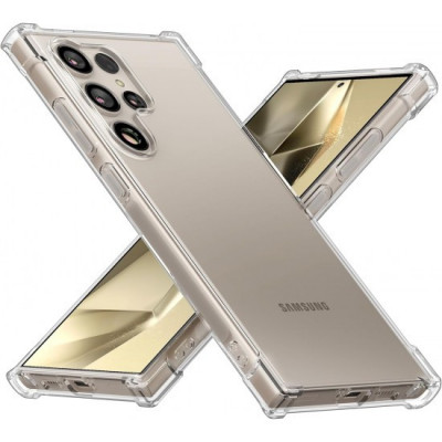 Husa silicon ALC Mobile, transparenta anti soc compatibila cu Samsung Galaxy S24 Ultra foto