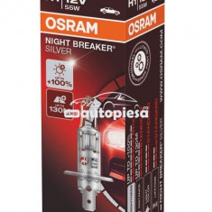 Bec Osram H1 Night Breaker Silver (+100% lumina) 12V 55W 64150NBS