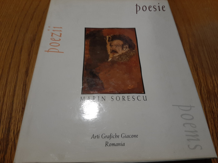 MARIN SORESCU - Poezii - Poems - Poesie - Arti Grafiche Giacone, 1995, 111 p.