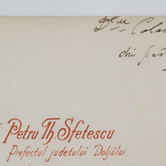 O DORINTA , ROMANSA PENTRU VOCE SI PIANO , cuvinte de N. BURLANESCU , muzica de GHEORGHE S. VASSILIU , CCA. 1900 , DEDICATIE * , PARTITURA