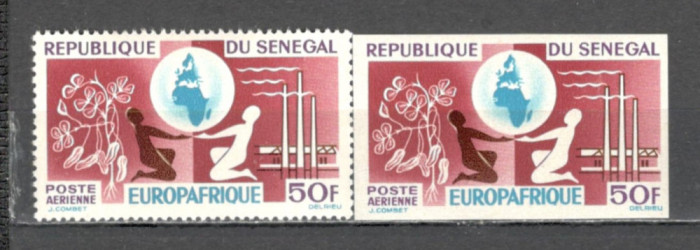 Senegal.1964 Posta aeriana-Colaborarea EUROPAFRICA MS.53