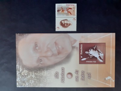 2004 - Ilie Nastase Un As intre Asi - colita nenumerotata - LP1664 + LP1662a foto