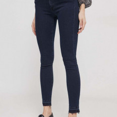 Pepe Jeans jeansi femei, culoarea albastru marin