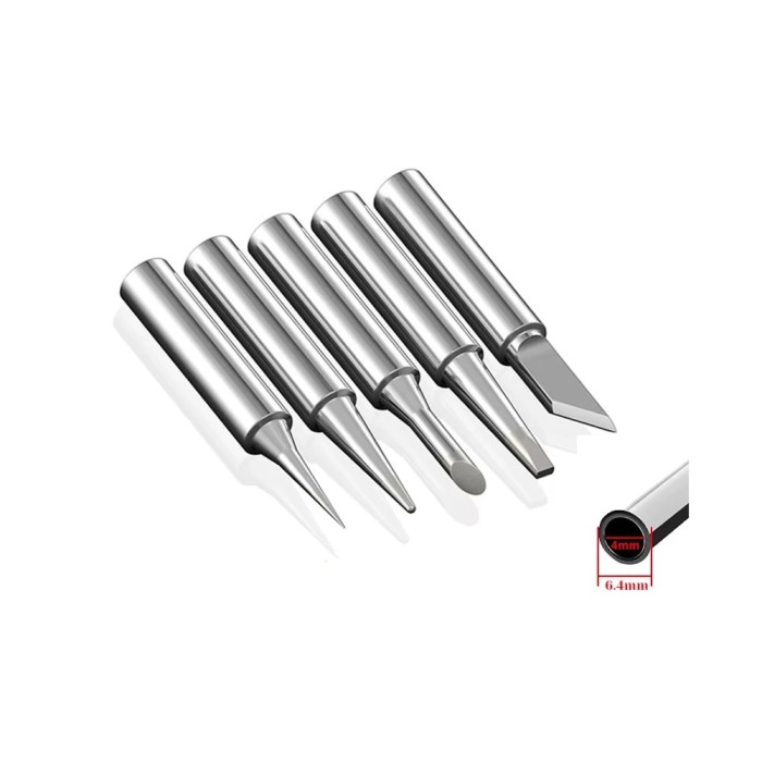 Varf ciocan Gordak set 5buc argintiu