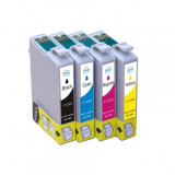 Set 4 cartuse imprimanta Epson T1281/T1282/T1283/T1284 compatibile, Multicolor, Original