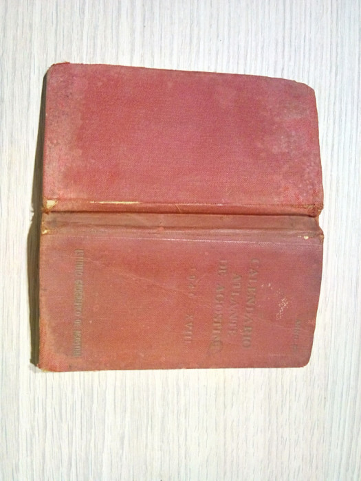 CALENDARIO ATLANTE DE AGOSTINI - L. Visinrtin - Novara, 1940, 480 p.+30 harti