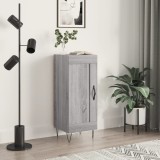 vidaXL Servantă, gri sonoma, 34,5x34x90 cm, lemn compozit