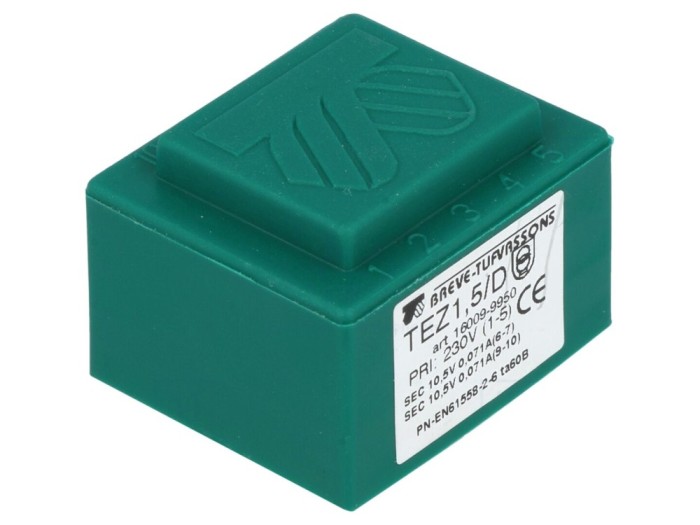 Transformator &icirc;ncapsulat PCB 1,5VA 230V