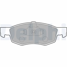 DELPHI LP1796 set placute frana,frana disc