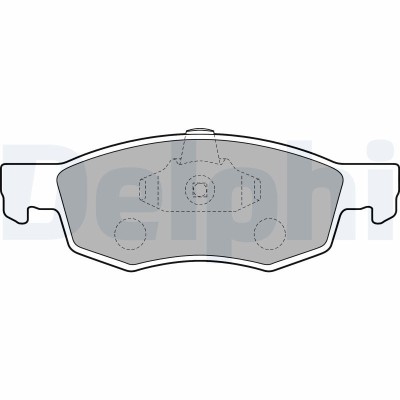 DELPHI LP1796 set placute frana,frana disc foto