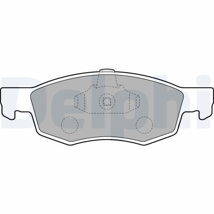 DELPHI LP1796 set placute frana,frana disc