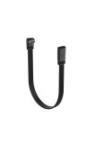 Cablu de prelungire USB C la 90 de grade, 15 cm/0.5 ft, cablu de date plat Tip C, cablu de prelungire USB C 2.0 de la mascul la feminin, scurt pentru