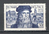 Franta.1952 500 ani nastere l. da Vinci-pictor,inginer MF.203