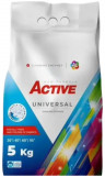 Detergent Universal de rufe pudra Active, sac 5kg, 68 spalari