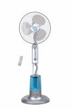 Ventilator pulverizare apa Zass ZMF 02 Silver, 75 W, 320 ml h, 3.2 L, 3 trepte, cu telecomanda - NOU