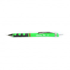Creion Mecanic Tikky Rotring, Mina 0.5 mm, Verde Neon, Corp din Plastic, Radiera, Creion Mecanic Tikky, Creioane Mecanice Tikky, Creion Mecanic pentru