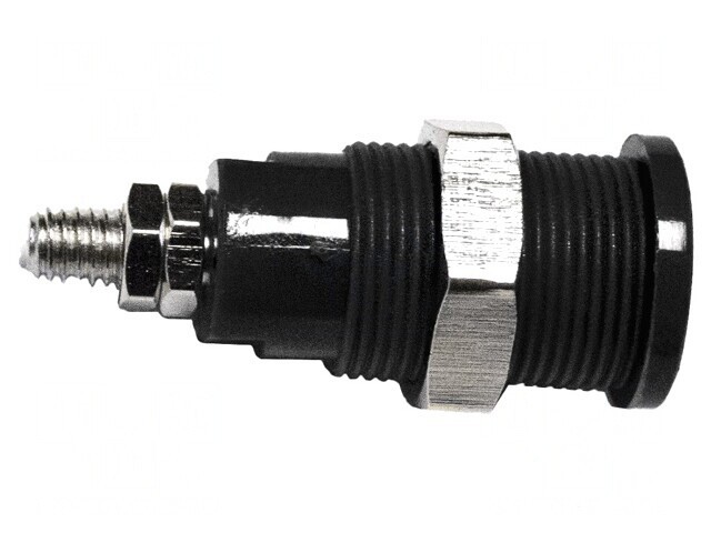 Conector Banană 4mm 36A 1kV Negru