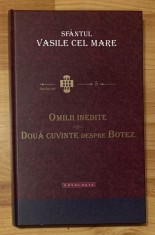 Omilii inedite. Doua cuvinte despre botez - Sf. Vasile cel Mare foto