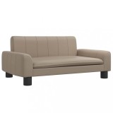 Cumpara ieftin Pat de caini, cappuccino, 70x45x30 cm, piele ecologica