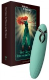 Vibrator PleasureArrow FairyGasm, 9 Moduri Vibratii, Silicon, USB, Verde, 11.5 cm