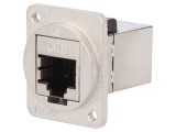 Adaptor Ecranat Cat 6 8p8c Metal 19x24mm